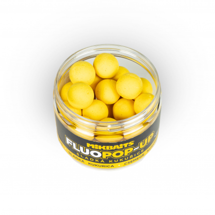Mikbaits Plávajúce Fluo Boilie 150ml 18mm