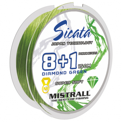 Mistrall šnúra Sicata JGS X8+1 0,08mm 150m