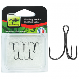Giants fishing Trojháčiky bez protihrotu 2X Strong 5ks|veľ.08