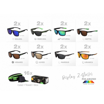 ZFISH AKČNÍ SET BRÝLÍ + PRODEJNÍ STOJÁNEK ZDARMA!
