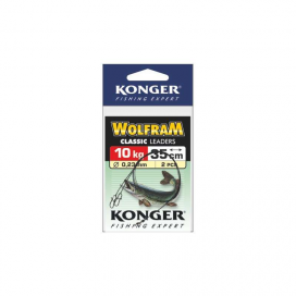 Konger Volfrámové lanko 2ks 15cm / 5kg Konger Volfrámové lanko 2ks 15cm / 5kg