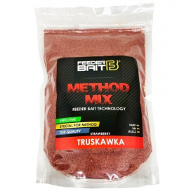 Feeder Bait Methodmix Strawberry 800g Jahoda Feeder Bait Methodmix Strawberry 800g Jahoda