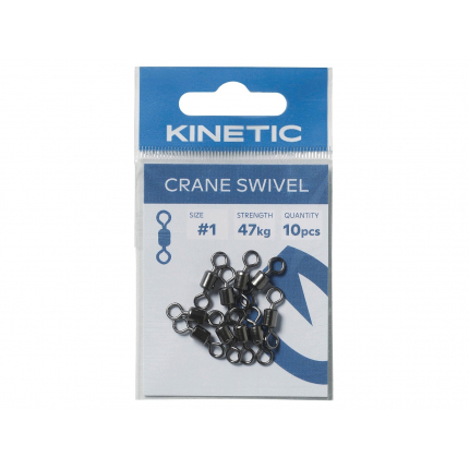 Kinetic Obratlík Crane Black Nickel 10ks