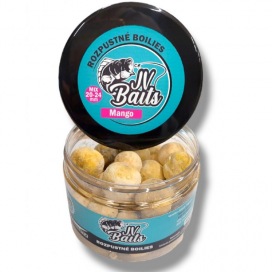 JV Baits rozpustné boilies mléčné mango 500ml 20/24mm