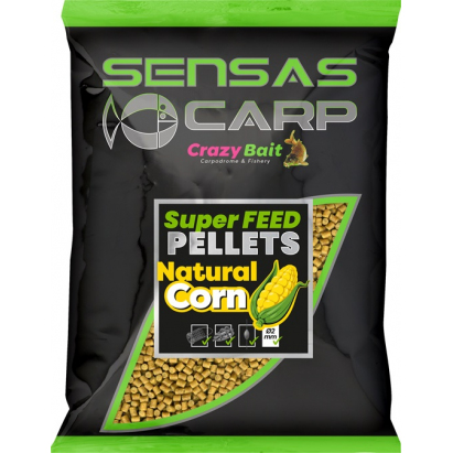 Sensas Pelety Super Feed Natural Corn 650g 