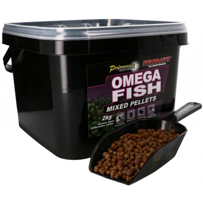 Starbaits Pelety Omega Fish Mixed Pellets 2kg