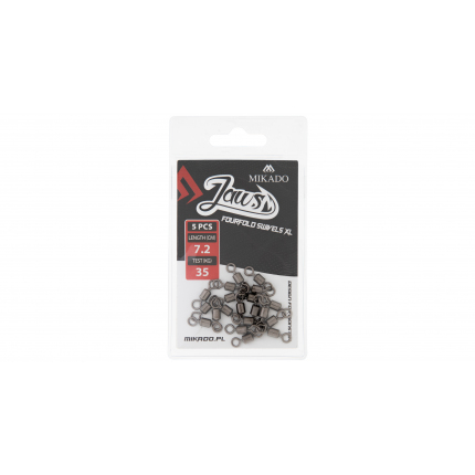 Mikado obratlík jaws fourfold swivels xl 35kg 5 ks
