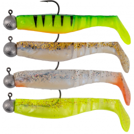 Mikado Nástraha Fishunter S nastraženým Jigem. 8cm\mix – 4 Ks. Mikado Nástraha Fishunter S nastraženým Jigem. 8cm\mix – 4 Ks.