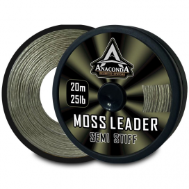 Anaconda nadväzcová šnúra Semi stiff moss 25lb 20m