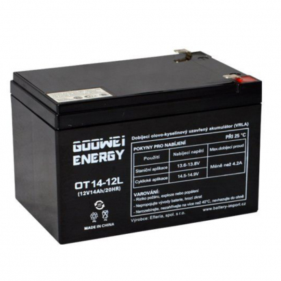 Trakčné (AGM) batérie GOOWEI ENERGY OTL14-12, 14Ah, 12V