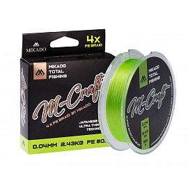 Mikado Pletená Šňůra Mcraft Braid 150m Fluo