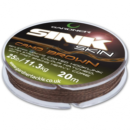 Gardner Splietaná šnúra Sink Skin 20m/25lb
