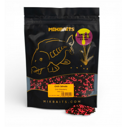SMOKE micro pelety 350g - Chilli Jahoda 2-3mm SMOKE micro pelety 350g - Chilli Jahoda 2-3mm