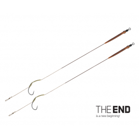 Náväzec Delphin THE END Skin RIG / 2ks 20cm/25lbs/#6