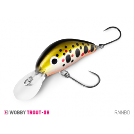 Delphin Wobler WOBBY TROUT-SH Rainbo 4 cm 4 g Delphin Wobler WOBBY TROUT-SH Rainbo 4 cm 4 g