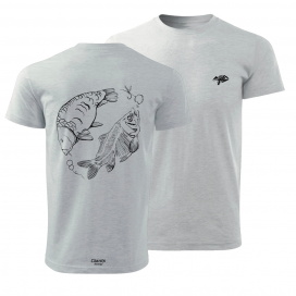 Giants fishing Tričko pánske sivé Kapor s kostrou|veľ. 3XL