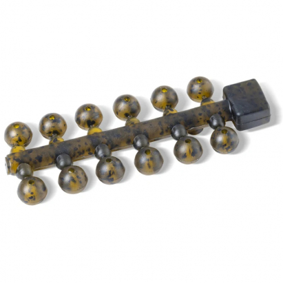 Anaconda korálky Jungle Tapered Holes Beads Jungle zelená priemer 6mm 24ks Anaconda korálky Jungle Tapered Holes Beads Jungle zelená priemer 6mm 24ks