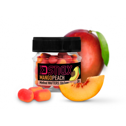 Delphin Nástraha D Snax Waft Mango Broskev10x7mm 20g