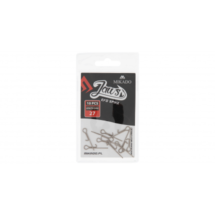 Mikado zarážka na nástrahy jaws evo spike 27mm 10 ks