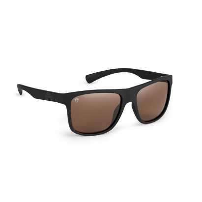 Rage Matt Black Sunglasses Brown