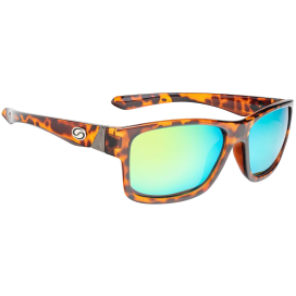 Strike King Okuliare SK Pre Shiny Tortoiseshell Frame Multi Layer Green Mirror Amber Base Lens