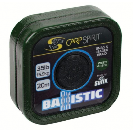 Carp Spirit Ballistic Braided Leader Camo Green 20m 35lb