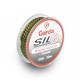 Garda náväzcové materiály - SILQ pletený camou 20m 25lb