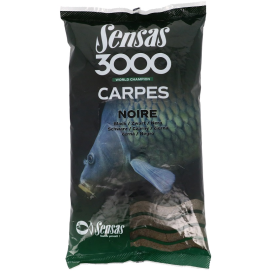 Sensas Kŕmenie 3000 Carpes Noir 1kg