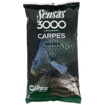 Sensas Kŕmenie 3000 Carpes Noir 1kg Sensas Kŕmenie 3000 Carpes Noir 1kg