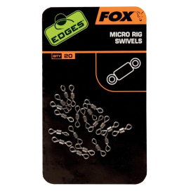 Fox Obratlík Edges Micro Rig Swivels 20ks