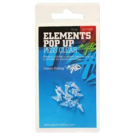 Giants Fishing Držiak nástrahy Elements Pop-Up Pegs Clear,10ks