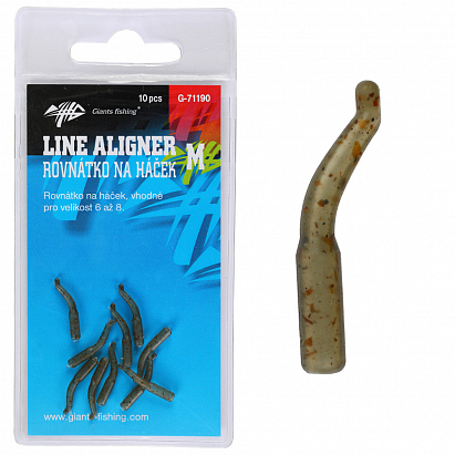 Giants fishing Rovnátka na háček Line Aligner-Medium Camo 10ks Giants fishing Rovnátka na háček Line Aligner-Medium Camo 10ks