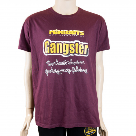 Mikbaits oblečenie - Tričko Gangster burgundy M