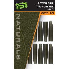Fox Převleky Edges Naturals Power Grip Tail Rubbers Size 7 10 ks Fox Převleky Edges Naturals Power Grip Tail Rubbers Size 7 10 ks