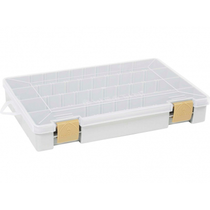 Westin Krabička W3 Tackle Box Grey / Clear 27,5 x 18,5 x 4,5 cm Westin Krabička W3 Tackle Box Grey / Clear 27,5 x 18,5 x 4,5 cm