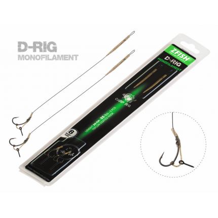 Zfish Náväzec Monofilament D-Rig 20 cm