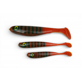 YACCUZA HAND MADE nástrahy - KILLER AIRBRUSH Charteuse Tiger 10cm 8g 3ks