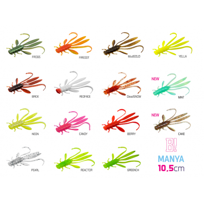 Nymfa Delphin MANYA UVs / 5ks 10.5cm/BRICK