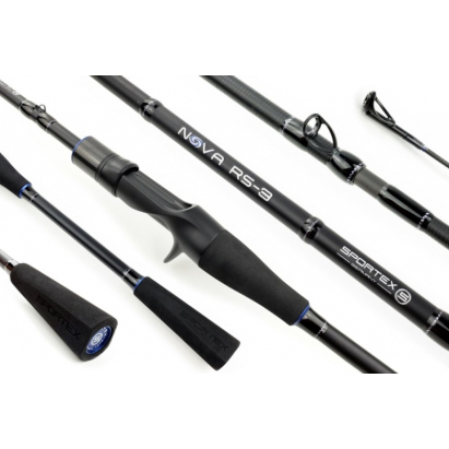 Přívlačové pruty SPORTEX Nova RS-3 Baitcast 2-díl 235cm / 7-31g Přívlačové pruty SPORTEX Nova RS-3 Baitcast 2-díl 235cm / 7-31g