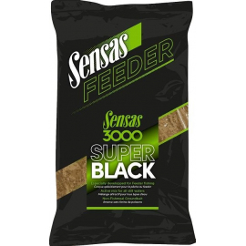 Sensas Kŕmenie 3000 Feeder Super Black 1kg