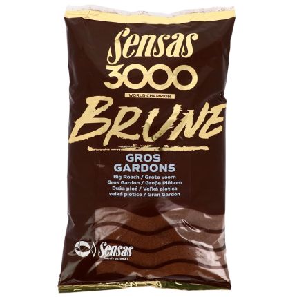 Sensas Kŕmenie 3000 Brune Gross Gardons veľká plotice-hnedá 1kg