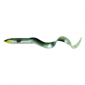 Savage Gear Gumová Nástraha LB Real Eel Bulk Green Silver 15cm