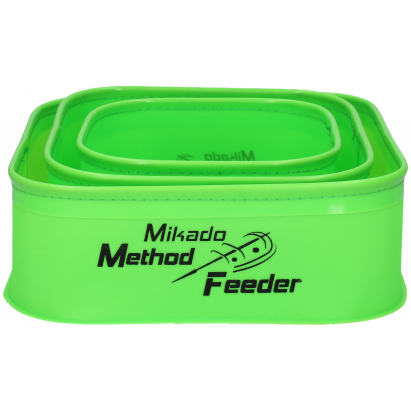 Mikado nádoba eva method feeder 007 set (18x18x8cm)1ks.+(22x22x8cm)1ks.+(26x26x8cm)1ks. 1 ks Mikado nádoba eva method feeder 007 set (18x18x8cm)1ks.+(22x22x8cm)1ks.+(26x26x8cm)1ks. 1 ks