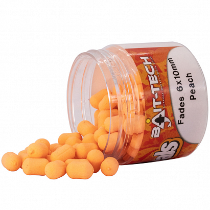 Bait-Tech Criticals Fades Wafters - Orange Peach 6x10 mm, 50 ml Bait-Tech Criticals Fades Wafters - Orange Peach 6x10 mm, 50 ml