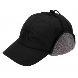 Mikado Zimná Čiapka S Šiltom A Fleecom Čierna Bal.1ks