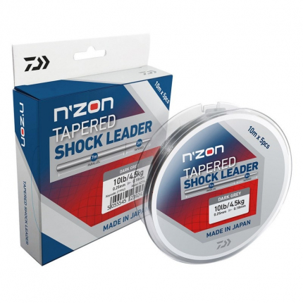 Daiwa Zužovaný Vlasec N'zon Tapered Shock Leader 10 m