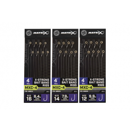 Matrix MXC-4 X-Strong Bait Band Rigs 10cm/4ins Matrix MXC-4 X-Strong Bait Band Rigs 10cm/4ins
