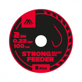 Mikado ready rigs strong feeder nr 8 bn / vlasec: 0.16mm/100cm 10 ks.
