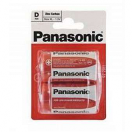 Panasonic batérie D / R20 zinkovo karbónová 2ks