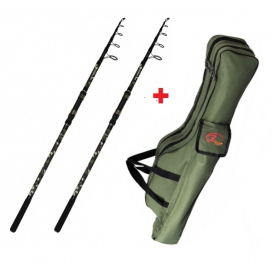 Zfish Combo 2 x Prut Kingstone Telecarp 3,6 m 3,5 lb + Pouzdro Zfish Combo 2 x Prut Kingstone Telecarp 3,6 m 3,5 lb + Pouzdro